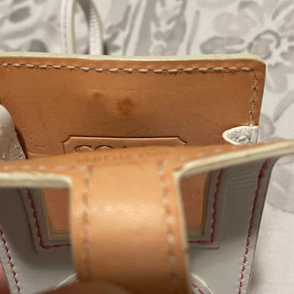 Coach Poppy Flower Applique White Red Purple Blue IPod Mini Case Wristlet - Picture 7 of 7